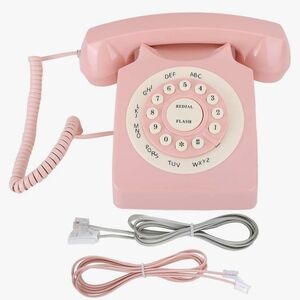 GREEN Vintage Rotary Dial Telephone